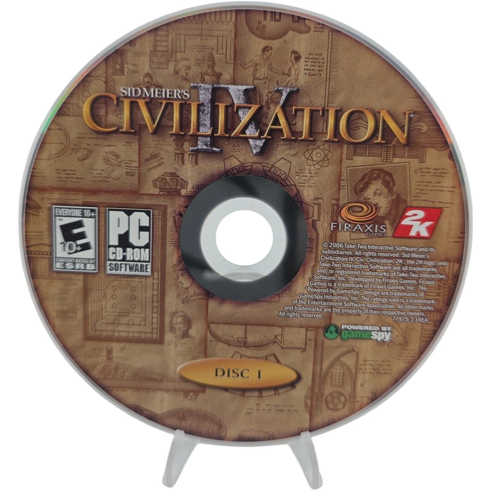 Sid Meier’s Civilization IV 2005 PC CD ROM Game Complete Tech Tree Included