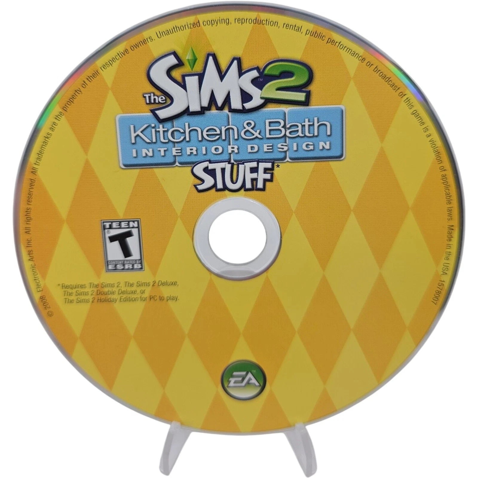 Sims 2 Kitchen & Bath Interior Design Stuff PC CD ROM EA 2008