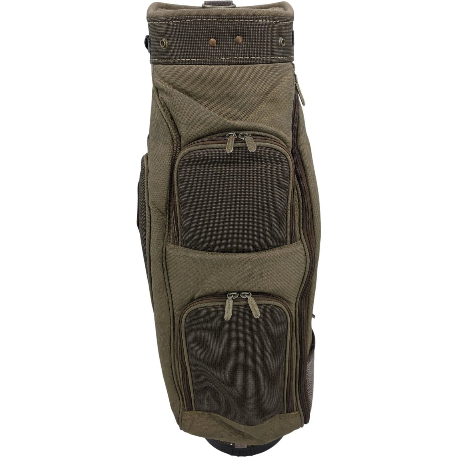 King Cobra Outback by Belding Sports 6 Way Green Brown Golf Stand Carry Bag