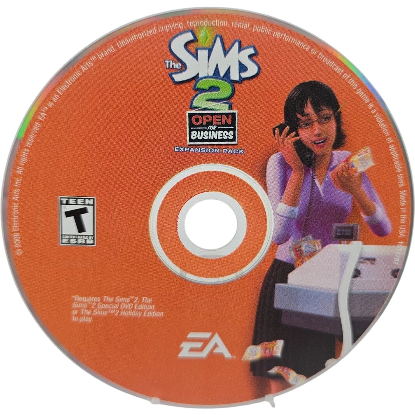 The Sims 2 Open for Business Expansion Pack PC CD ROM EA Games 2006