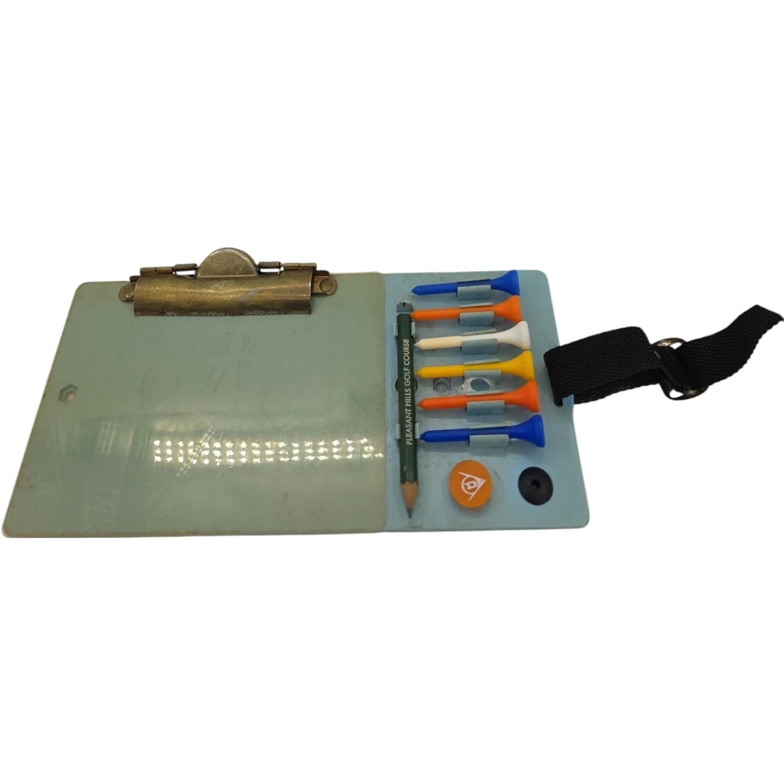 Portable Golf Scorecard Holder Clipboard With Accessories