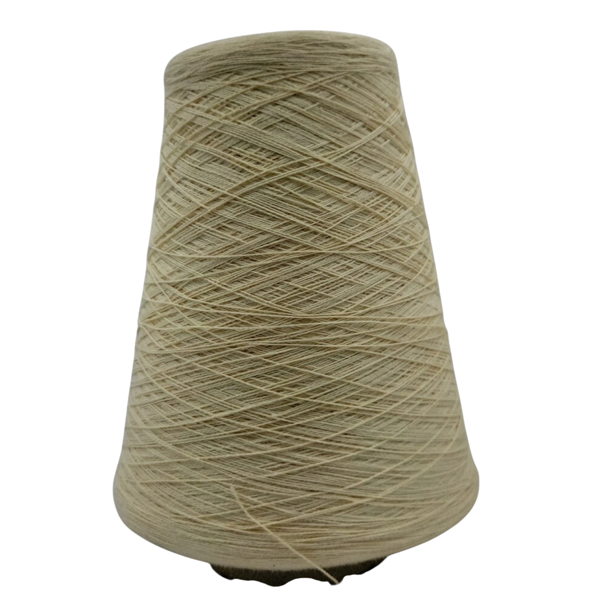 Dixie Yarns 16/2 Natural Cream Vintage Knitting Weaving Yarn Cone Lot 56943