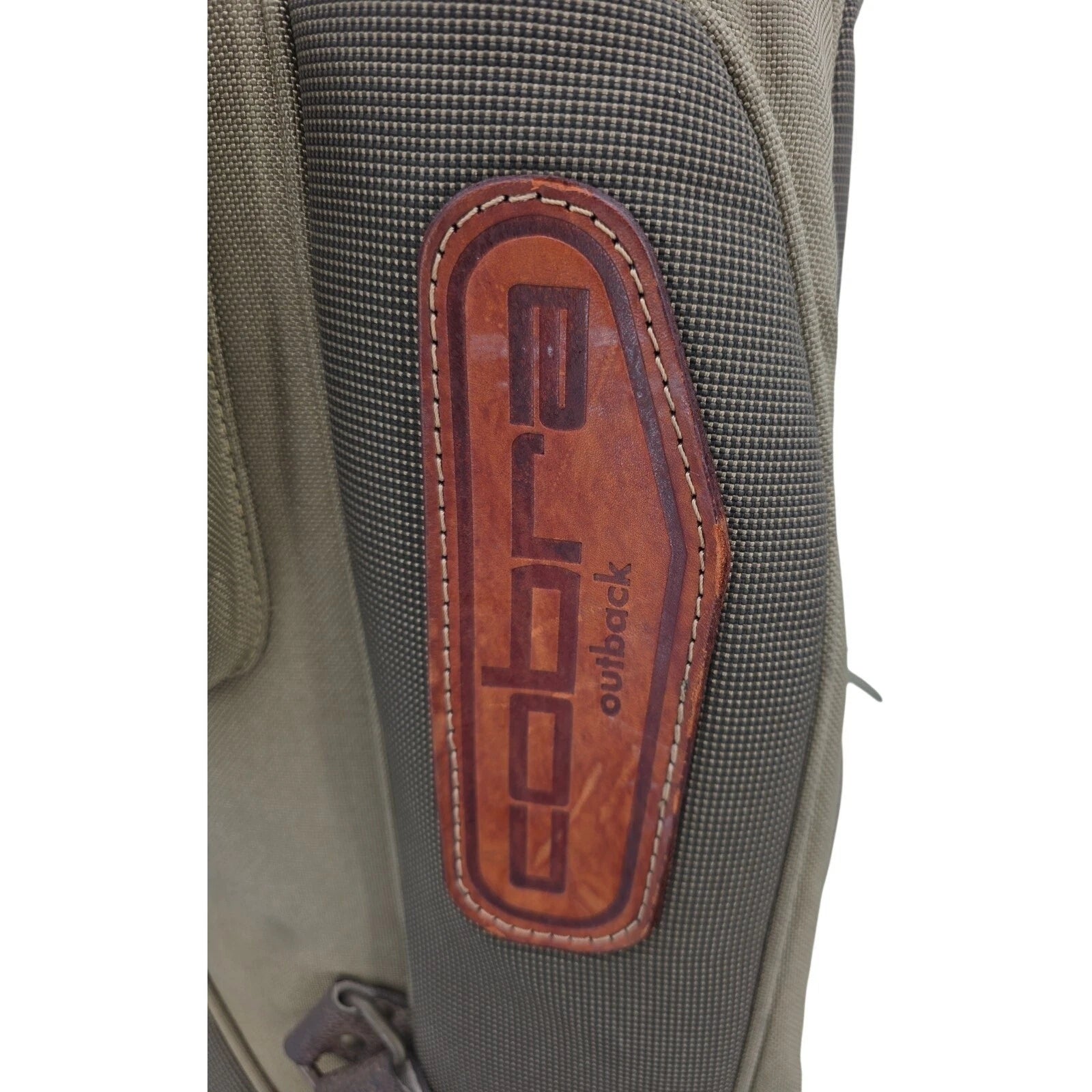 King Cobra Outback by Belding Sports 6 Way Green Brown Golf Stand Carry Bag