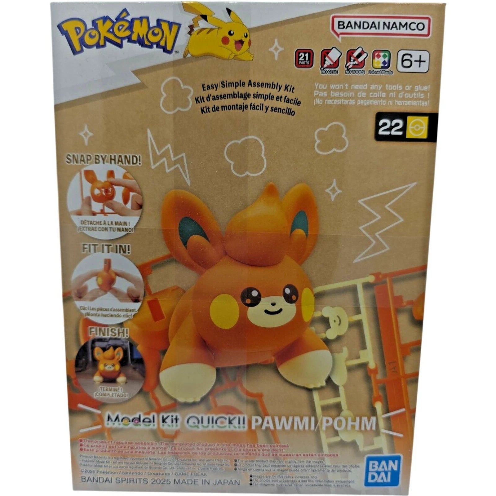 Bandai Spirit Pokemon QUICK!! 22 Pawmi Plastic Model Kit Snap Together Figure