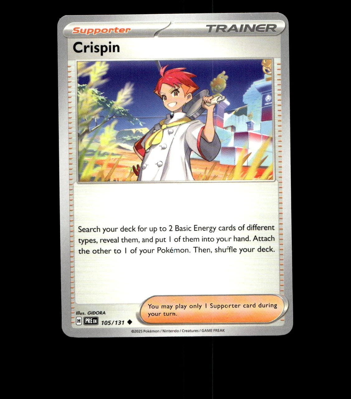Crispin - 105/131 - Prismatic Evolutions - Non Holo Near Mint