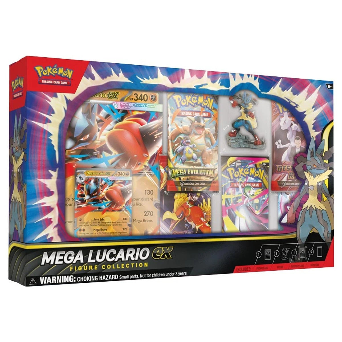Pokemon TCG Mega Lucario EX Premium Figure Collection Box