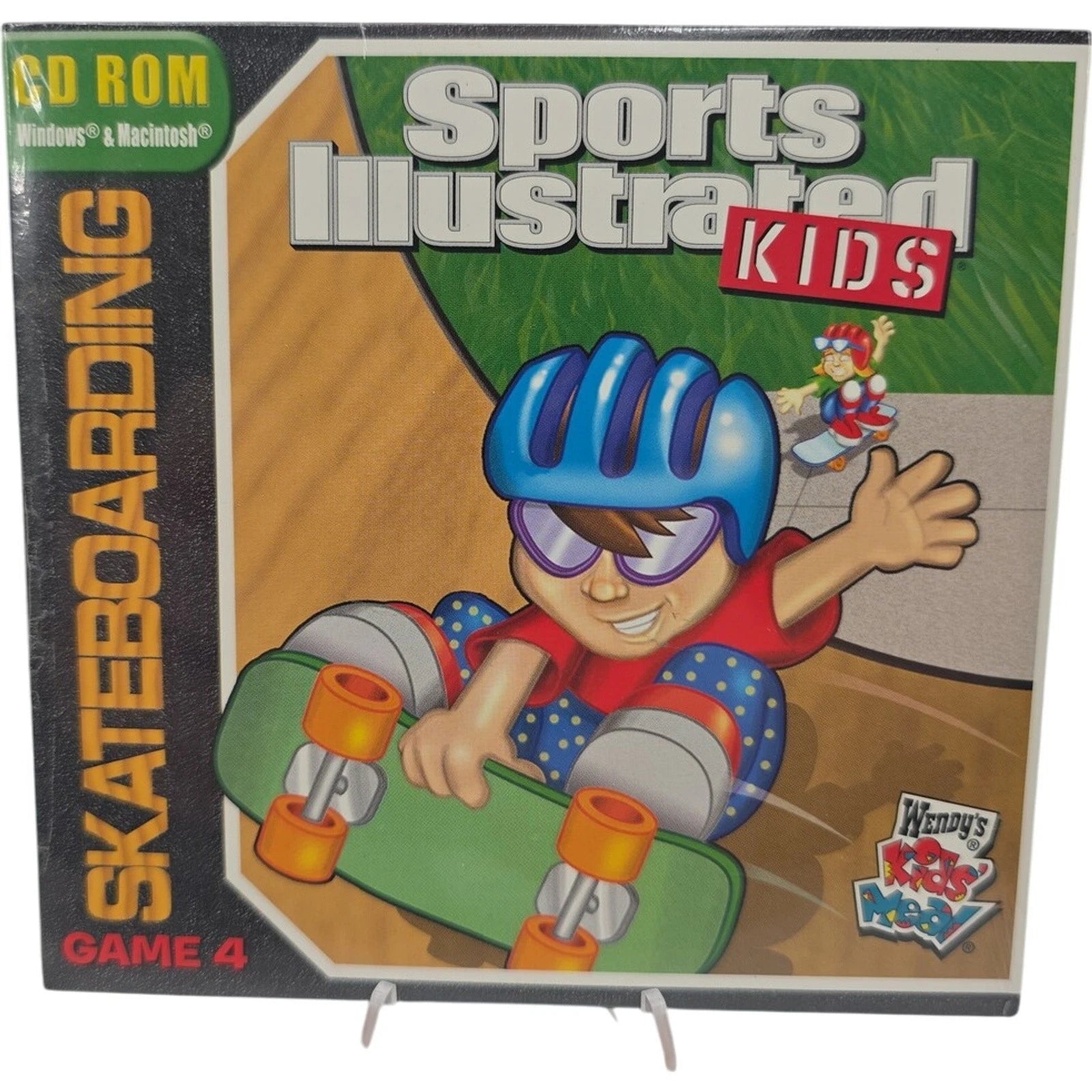 Sports Illustrated Kids Skateboarding Game 4 CD ROM Wendy’s Kids Meal Promo 2009