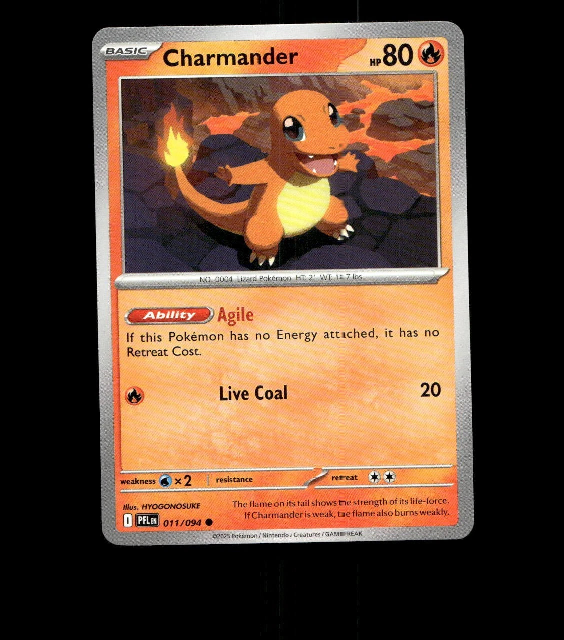 Charmander – 011/094 – Phantasmal Flames – Near Mint
