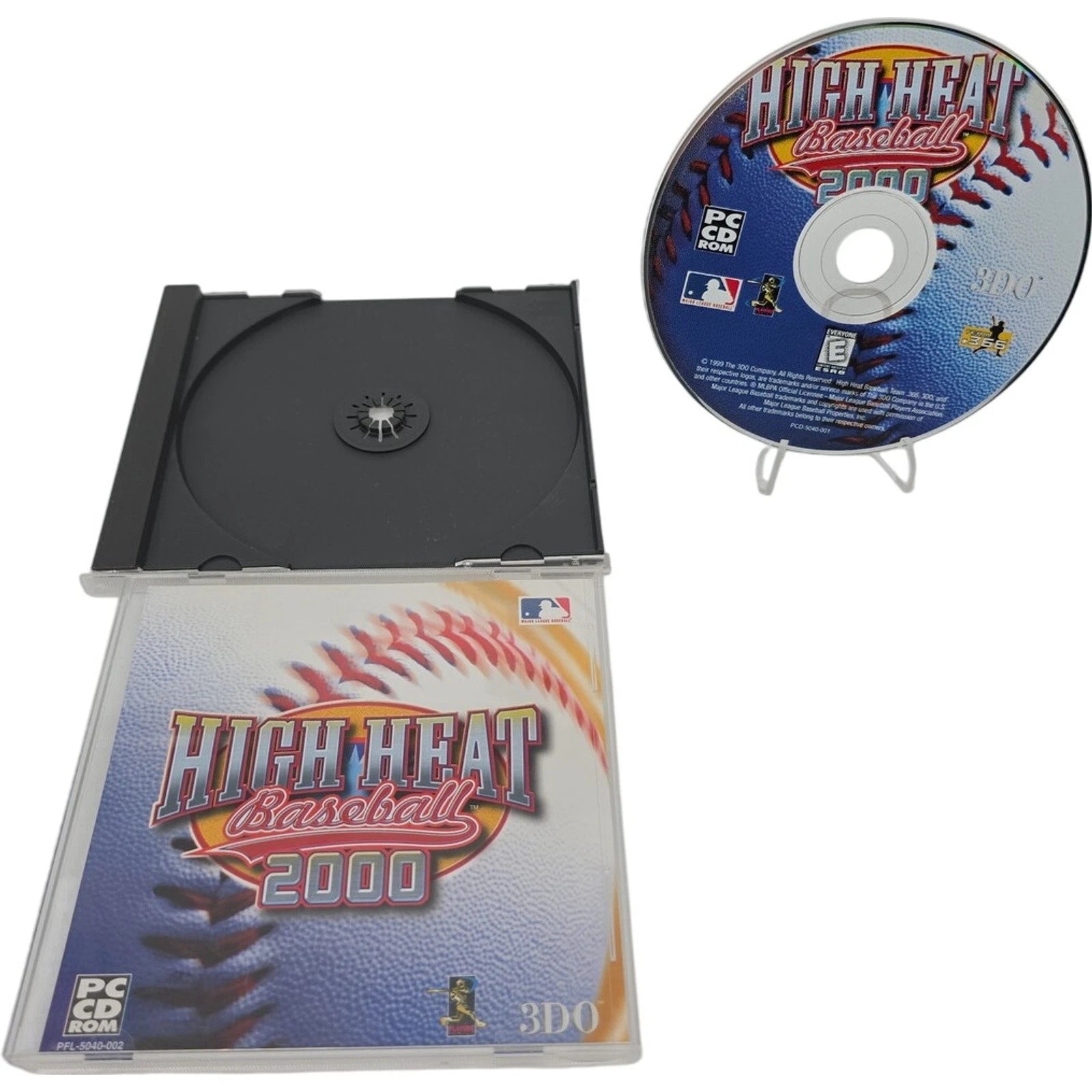 High Heat Baseball 2000 PC CD ROM Video Game Multiplayer 1999 MLB Licensed