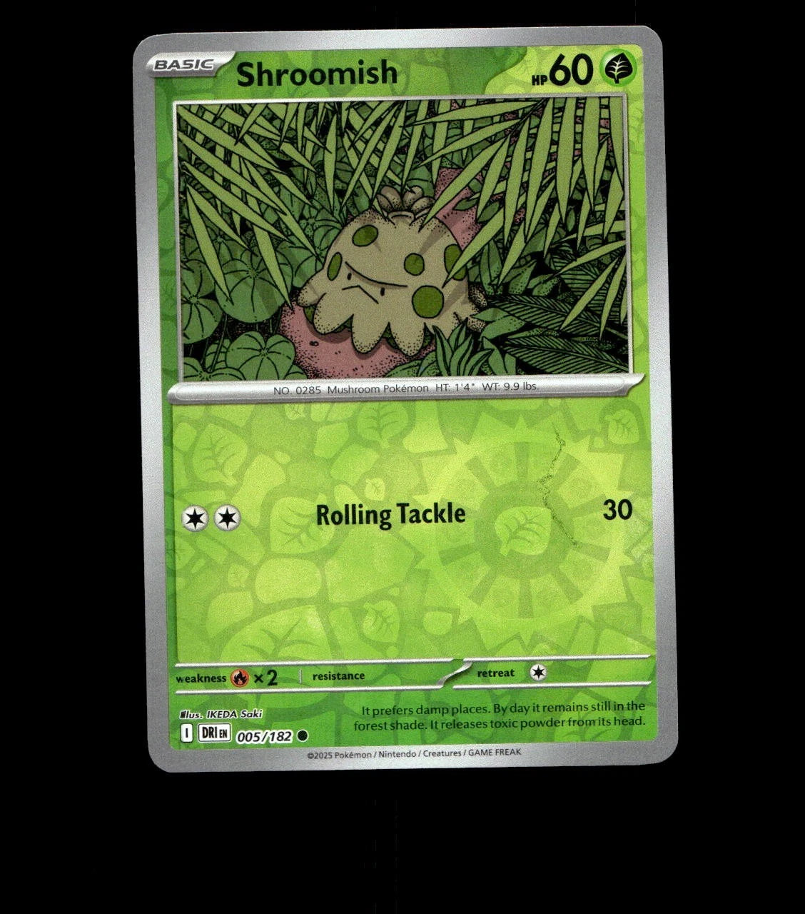 Shroomish – 005/182 – Destined Rivals – Reverse Holo Near Mint