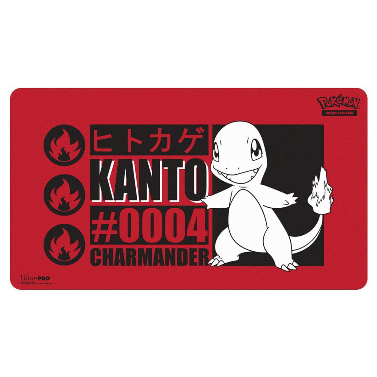 Charmander Kanto #0004 Playmat Ultra Pro For Pokemon Cards TCG 24" x 13.5"